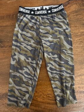 Converse Kids Olive & Black Camo Leggings